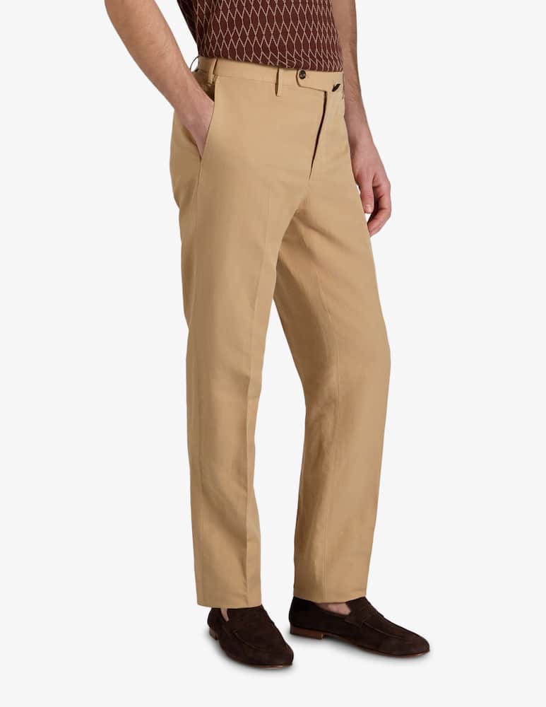 rinascente Slowear Pantaloni chino in lino regular fit