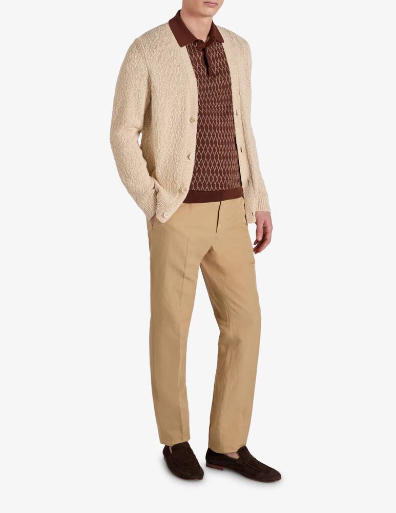 rinascente Slowear Pantaloni chino in lino regular fit