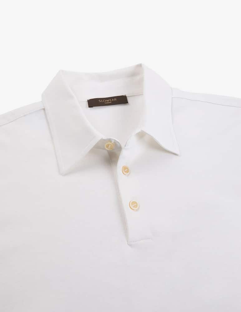 Slowear Slim fit cotton silk polo shirt - picture 2 Slowear Slim fit cotton silk polo shirt - picture 2