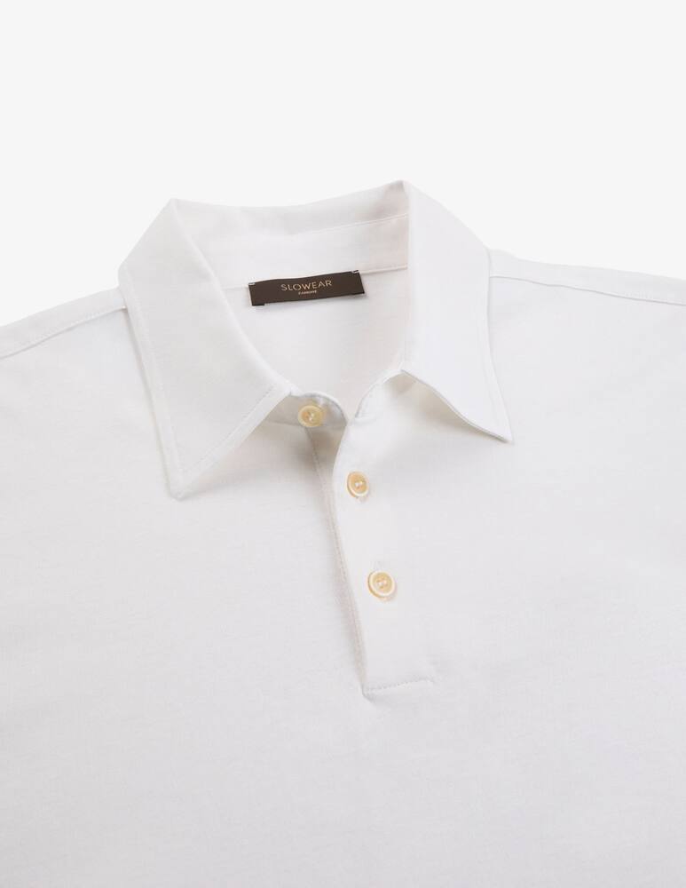 rinascente Slowear Polo slim fit in cotone e seta