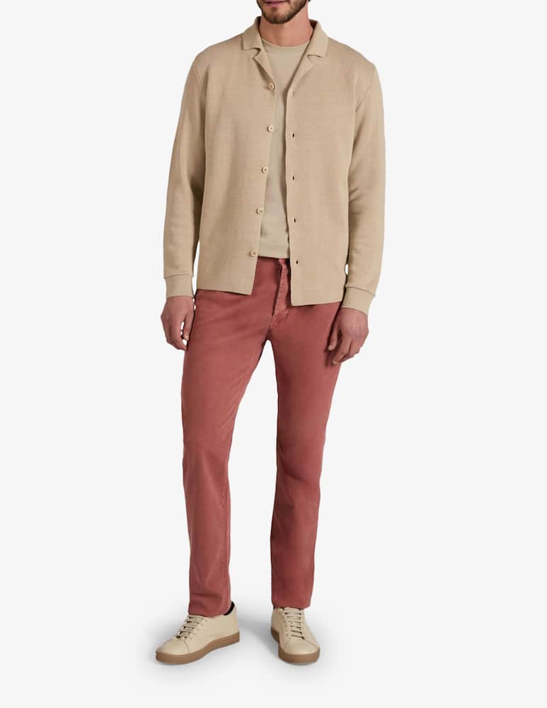 rinascente Slowear Slim fit stretch cotton trousers