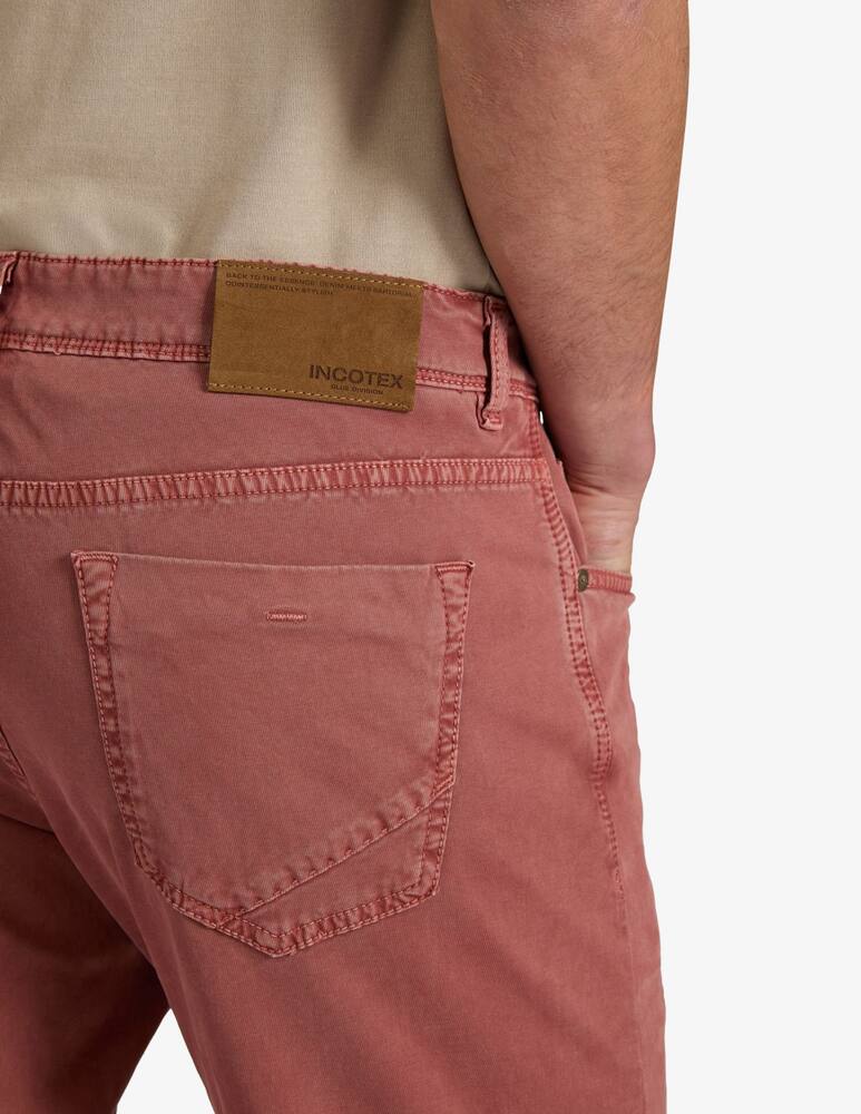 rinascente Slowear Slim fit stretch cotton trousers