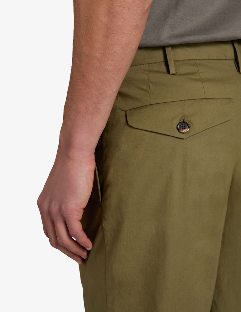 Slowear Slim fit poplin bermuda shorts - picture 4 Slowear Slim fit poplin bermuda shorts - picture 4
