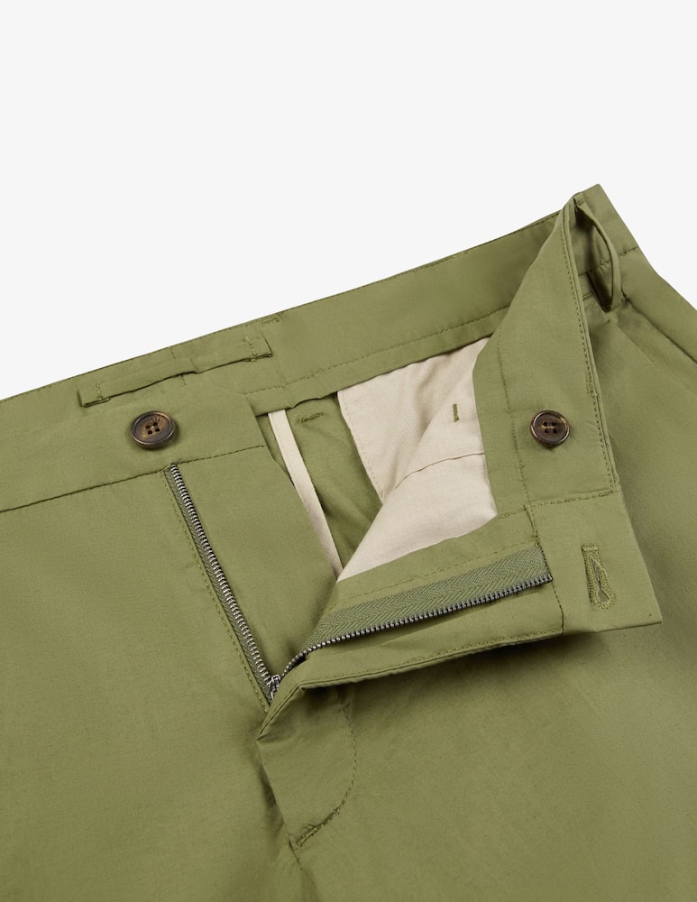 Slowear Slim fit poplin bermuda shorts - picture 5 Slowear Slim fit poplin bermuda shorts - picture 5