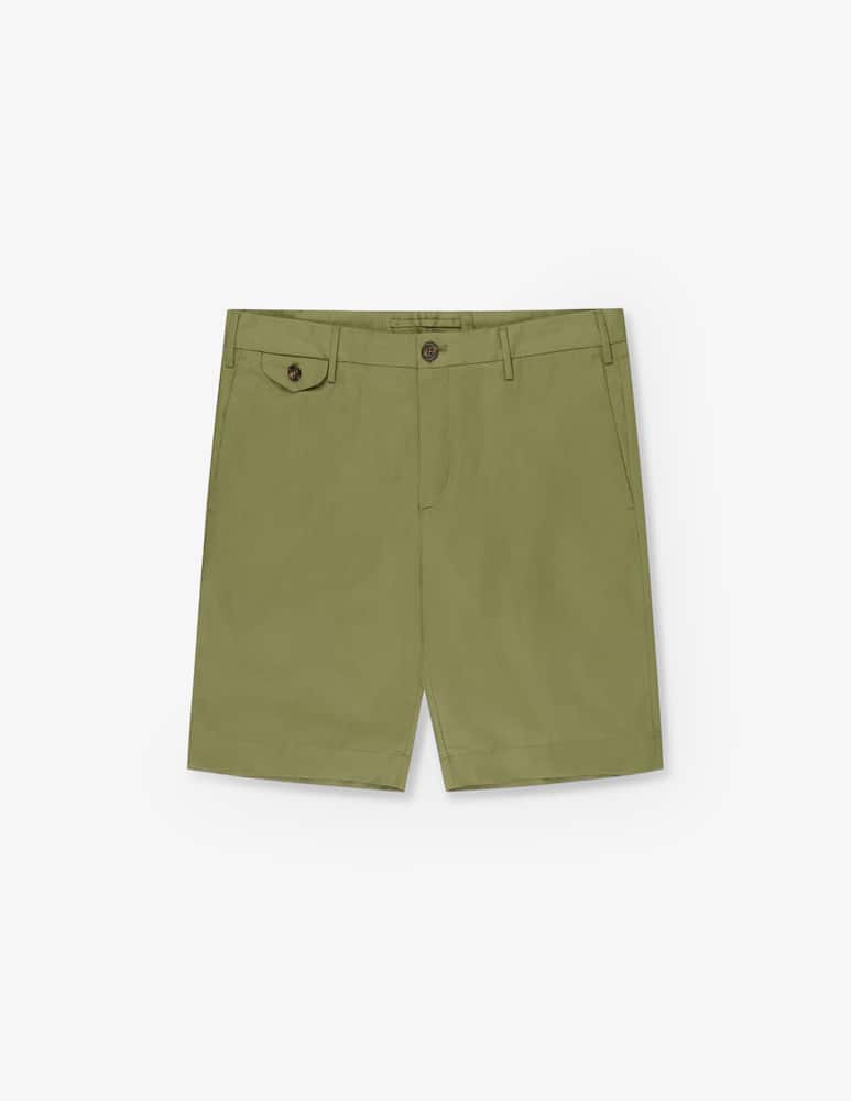 Slowear Slim fit poplin bermuda shorts - picture 7 Slowear Slim fit poplin bermuda shorts - picture 7