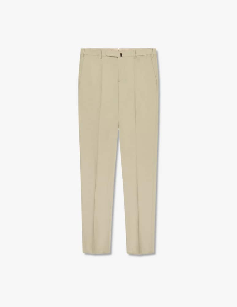 rinascente Slowear Slim fit cotton poplin trousers