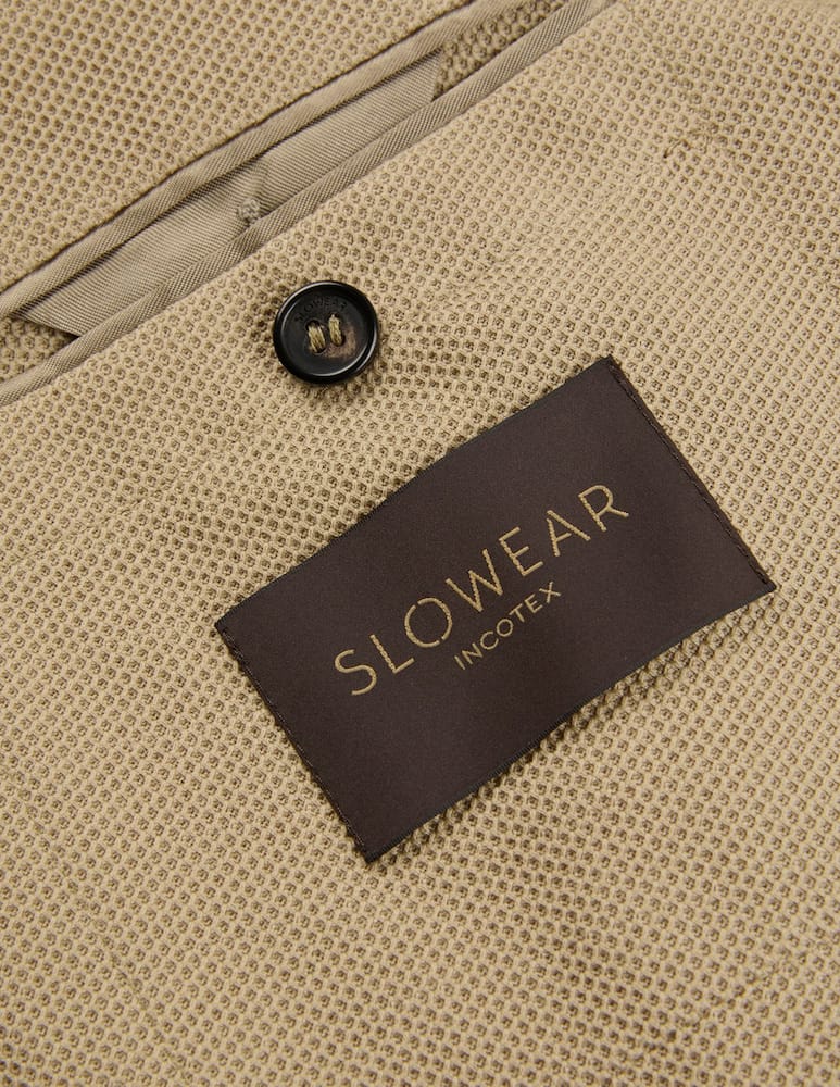 Slowear Slim fit knit jersey jacket - picture 3