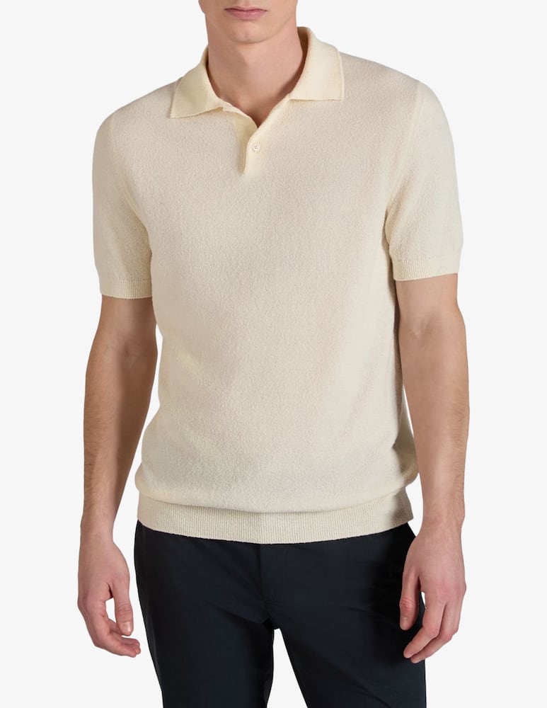rinascente Slowear Polo slim in cotone bouclé