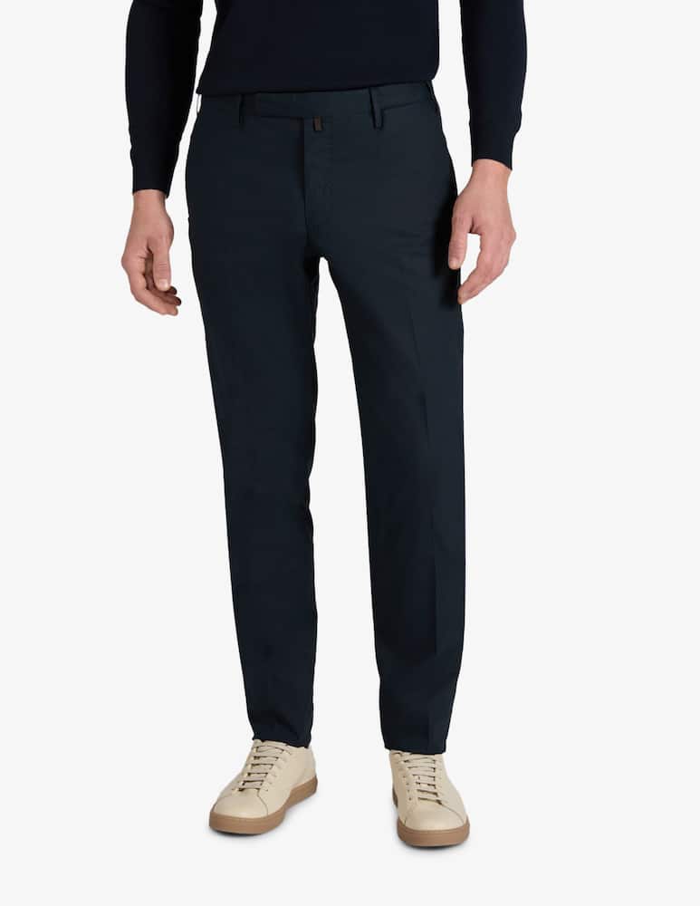 Slowear Slim cotton poplin trousers - picture 1 Slowear Slim cotton poplin trousers - picture 1