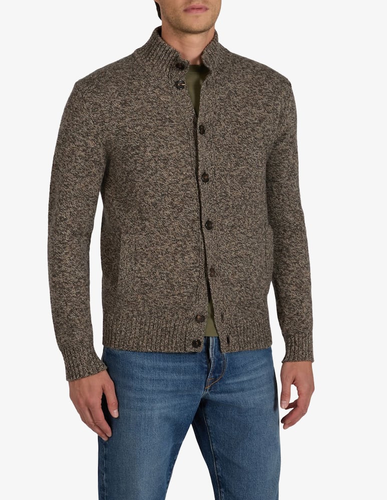 Slowear Slim fit wool bomber cardigan - picture 1 Slowear Slim fit wool bomber cardigan - picture 1