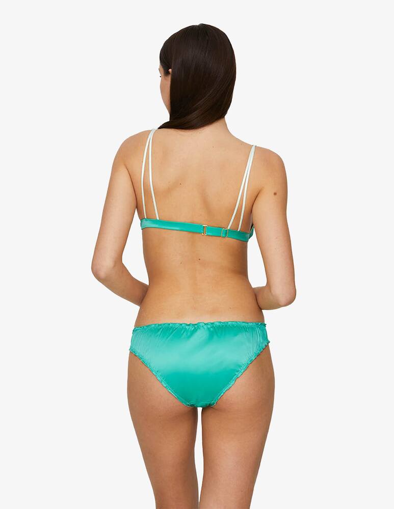rinascente Chitè Lolita satin  bra - green