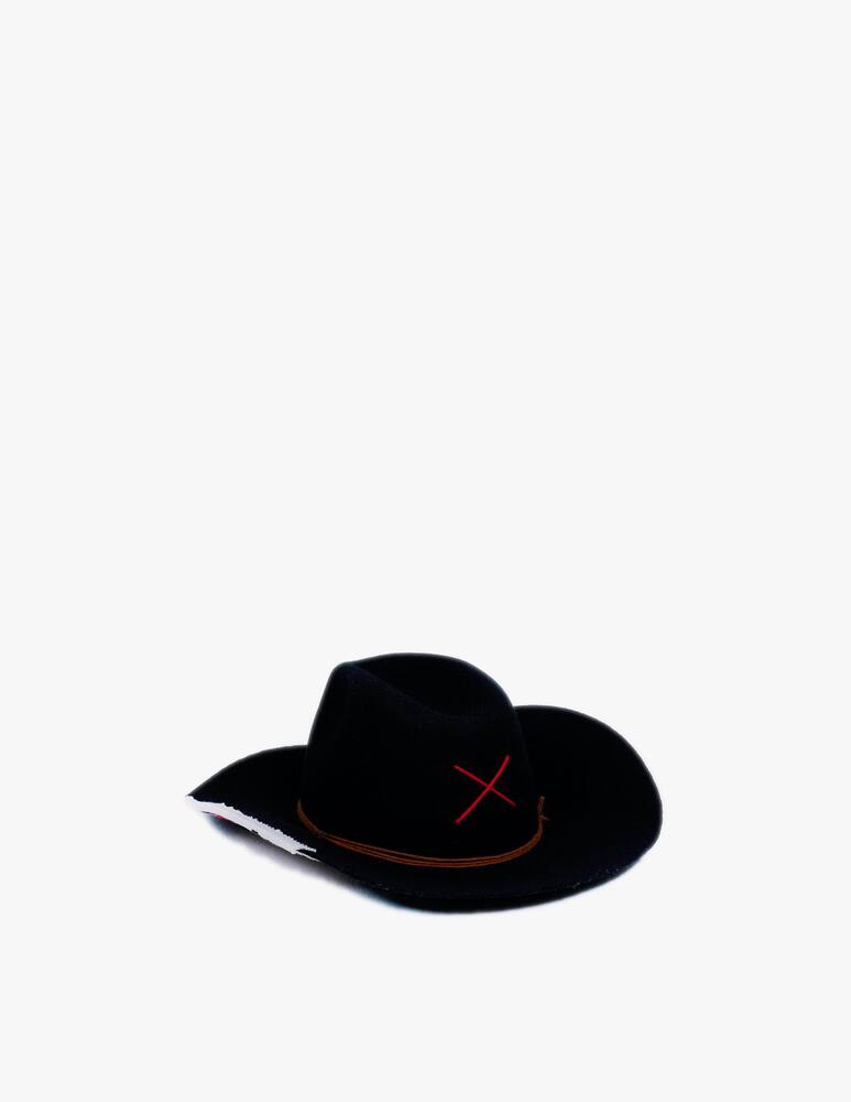 rinascente Handle With Freedom Fedora Hat - black