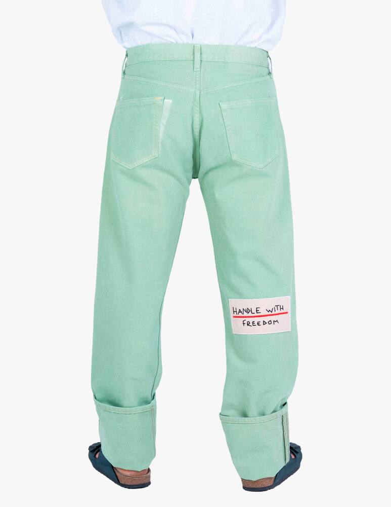 rinascente Handle With Freedom Jeans Mint - verde