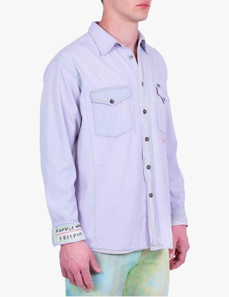 Handle With Freedom Camicia HWF - viola - immagine 2 Handle With Freedom Camicia HWF - viola - immagine 2