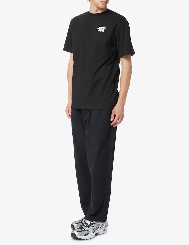 rinascente Dolly Noire Maglietta manica corta retro dragone - nero