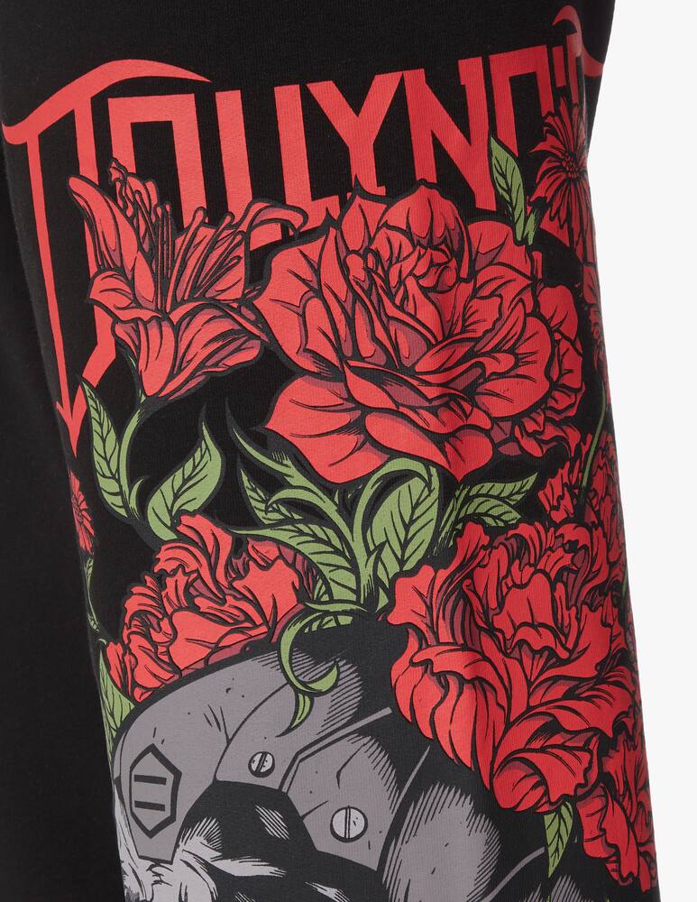 rinascente Dolly Noire Pantalone felpa teschio stampa grande - nero