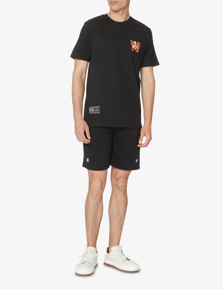 rinascente Dolly Noire Maglietta manica corta trinacria - nero