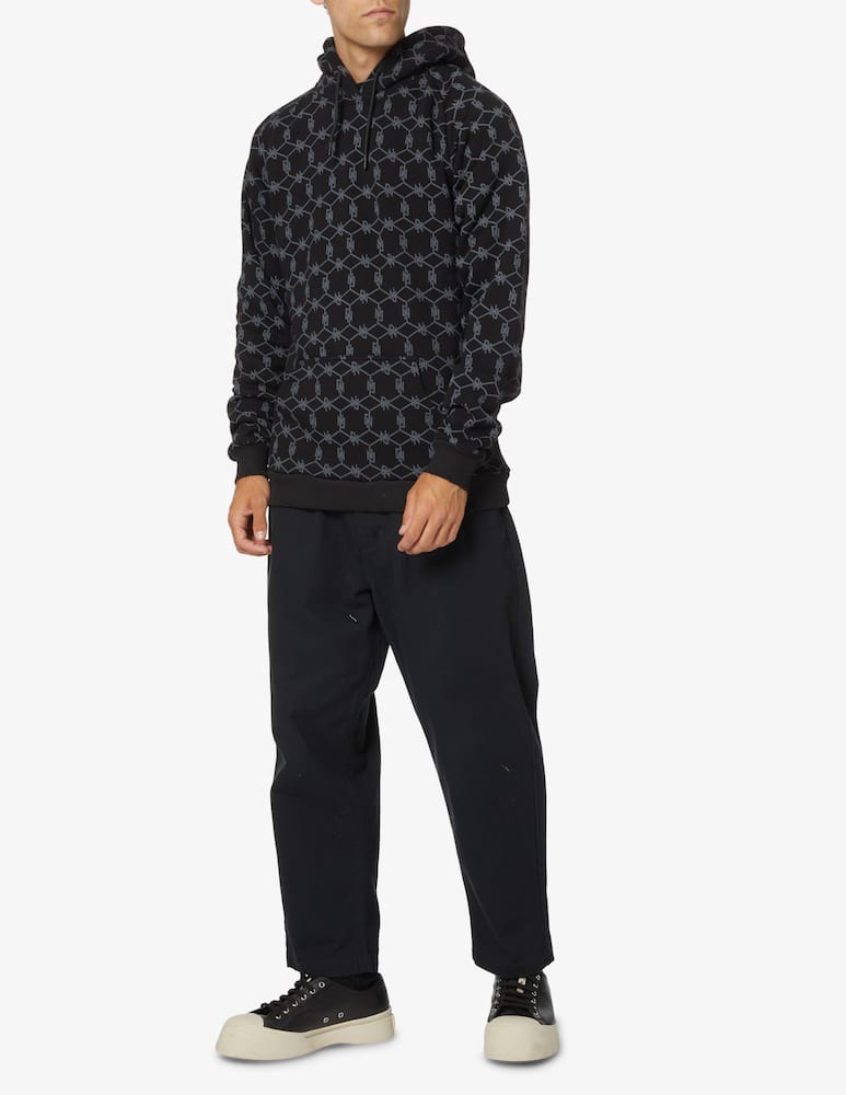 rinascente Dolly Noire Felpa con cappuccio con logo - Nero