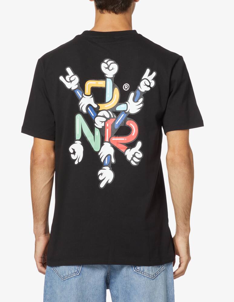 rinascente Dolly Noire Printed back t-shirt - Black