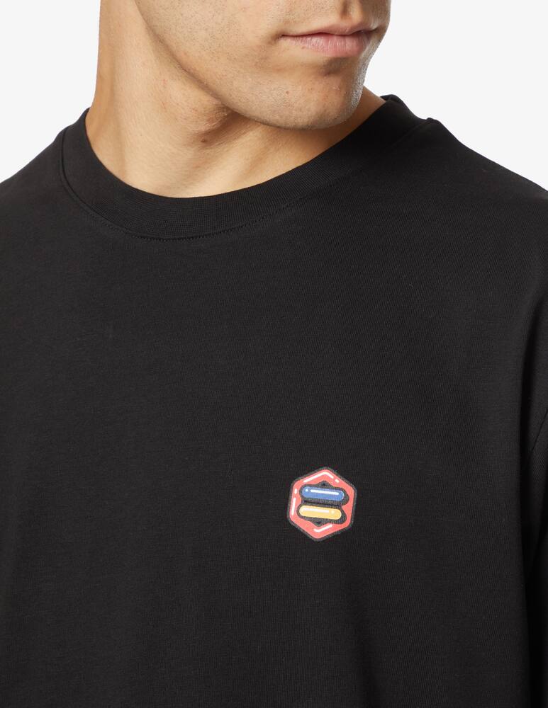 rinascente Dolly Noire Printed back t-shirt - Black