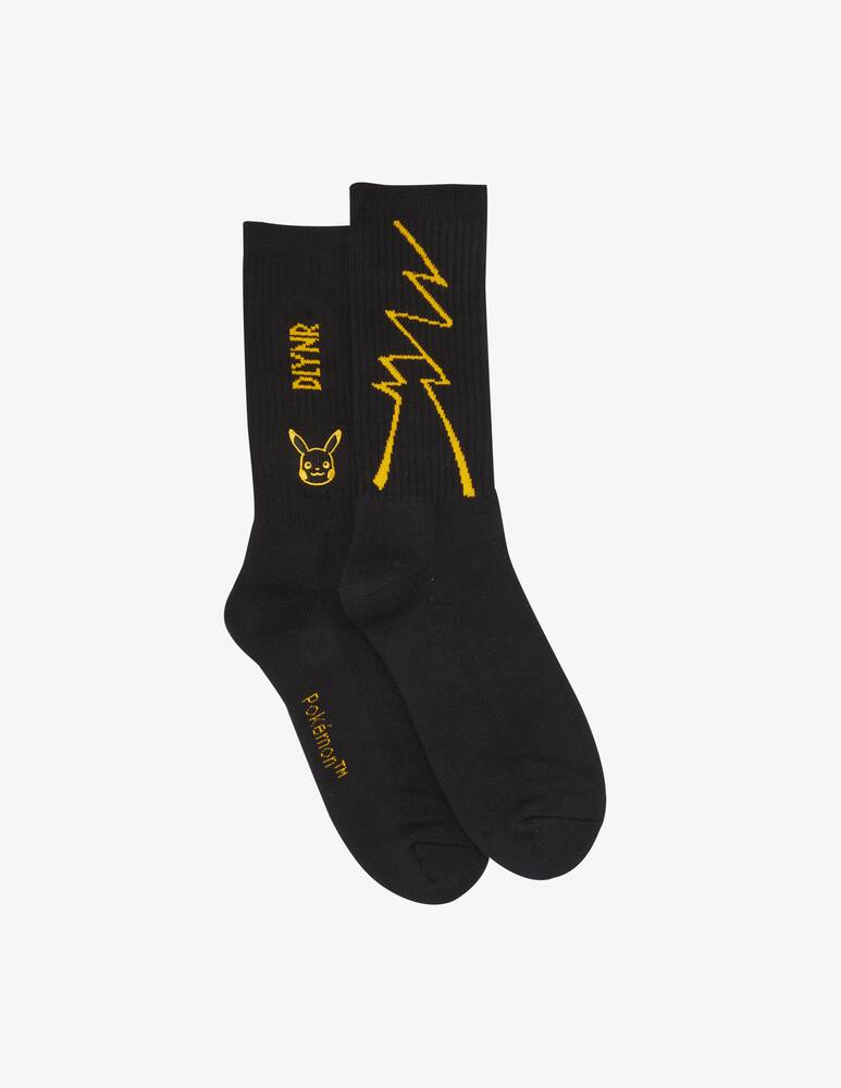 rinascente Dolly Noire Calzini con ricamo pikachu - Nero