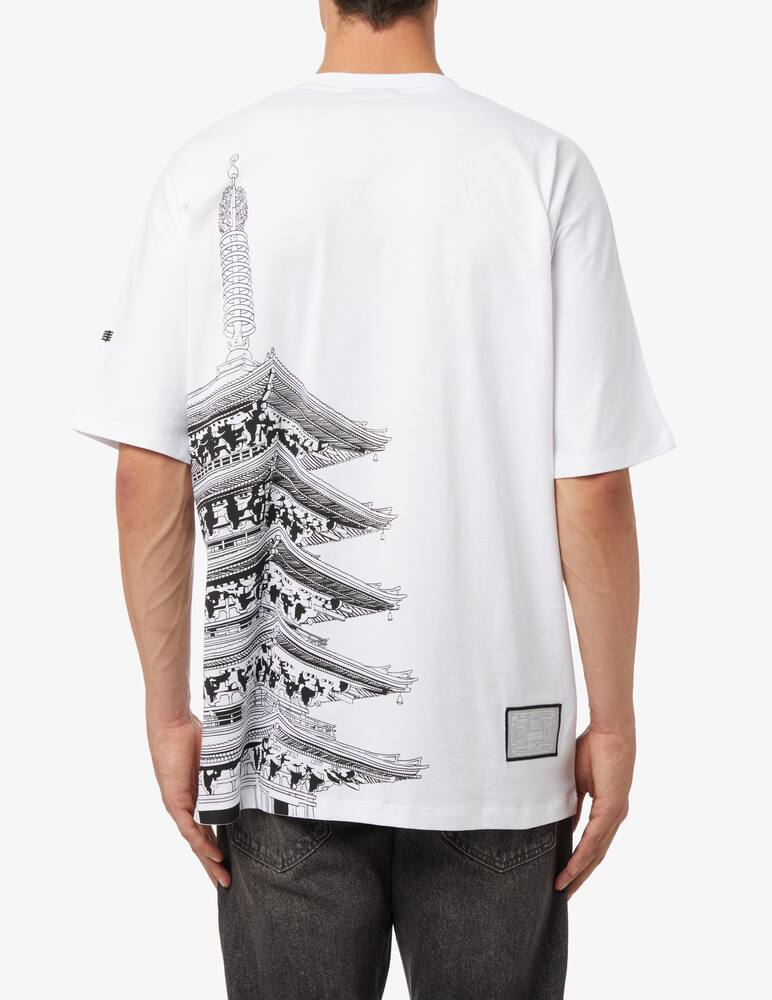 rinascente Dolly Noire Oversize pagoda t-shirt - White
