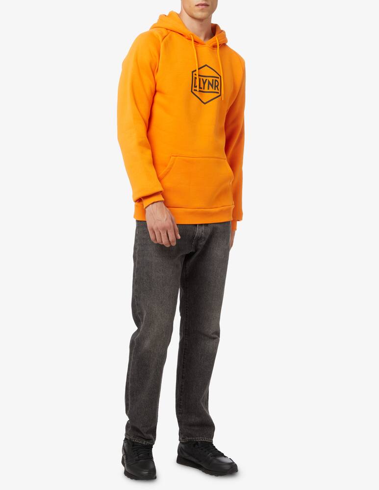 rinascente Dolly Noire Felpa con cappuccio con logo - Arancione