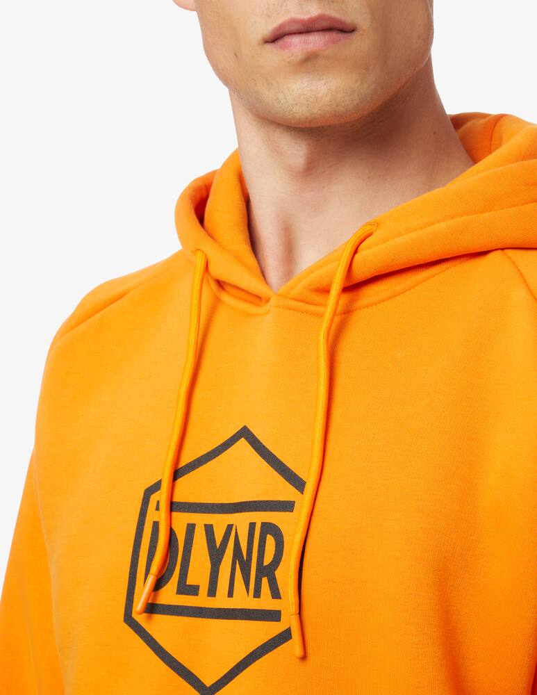 rinascente Dolly Noire Felpa con cappuccio con logo - Arancione