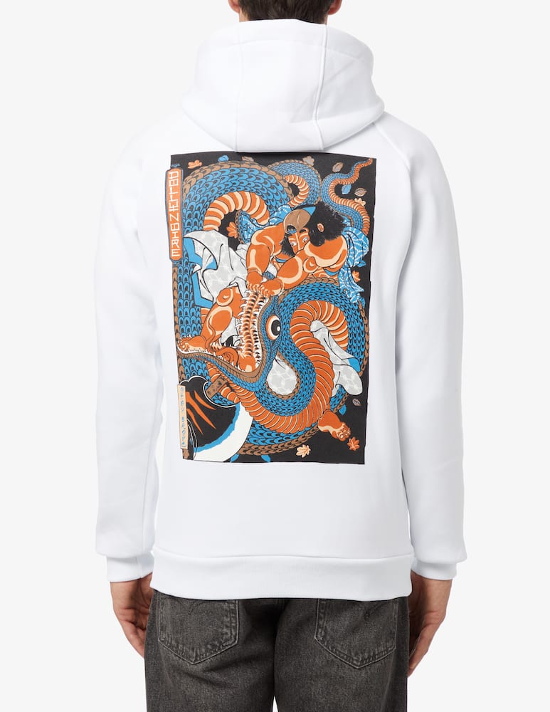 rinascente Dolly Noire Felpa samurai con cappuccio - Bianco