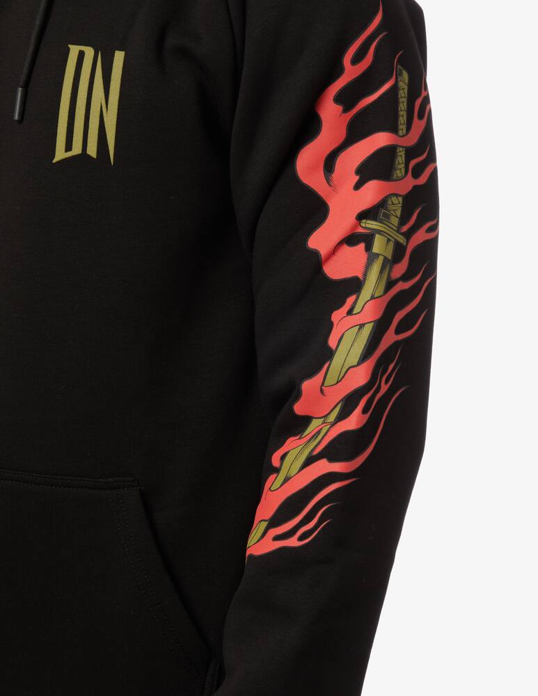 rinascente Dolly Noire Felpa drago con cappuccio - Nero