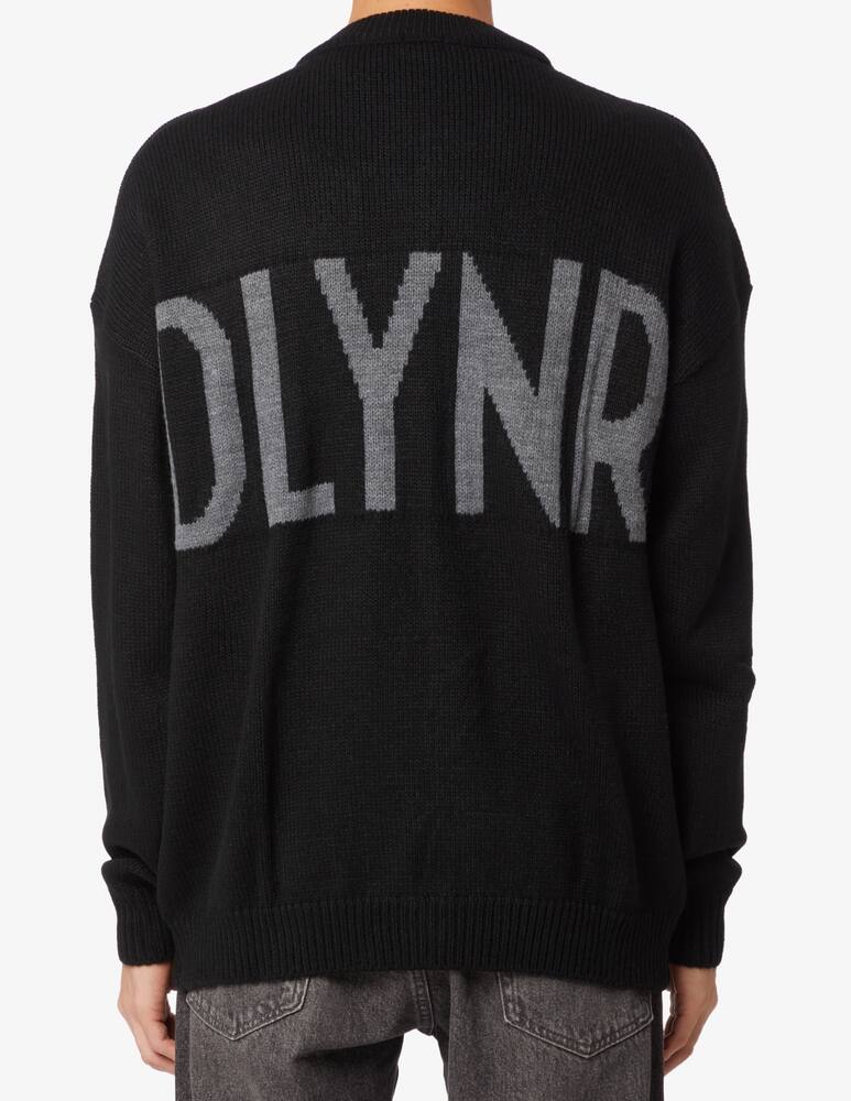 rinascente Dolly Noire Maglia girocollo in misto lana con logo - Nero