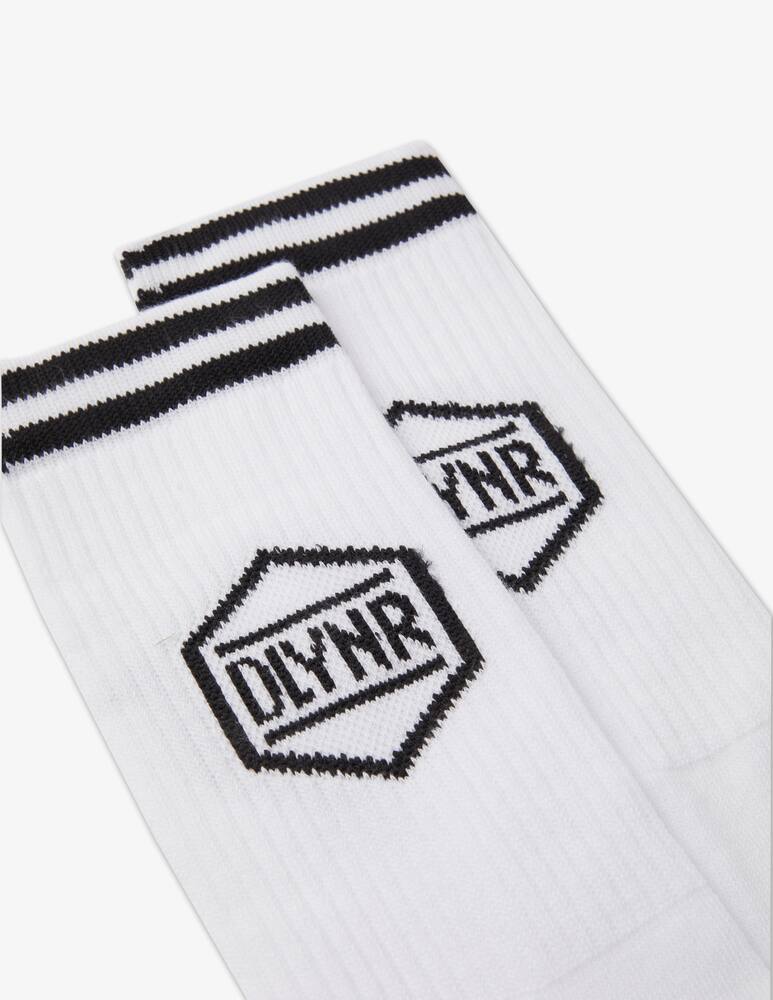 rinascente Dolly Noire Calzini con logo esagono - Bianco