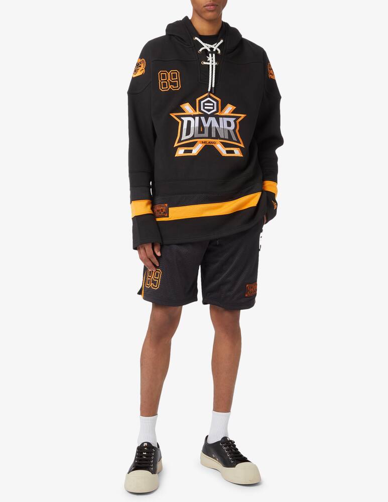 rinascente Dolly Noire Felpa con cappuccio goat hockey 