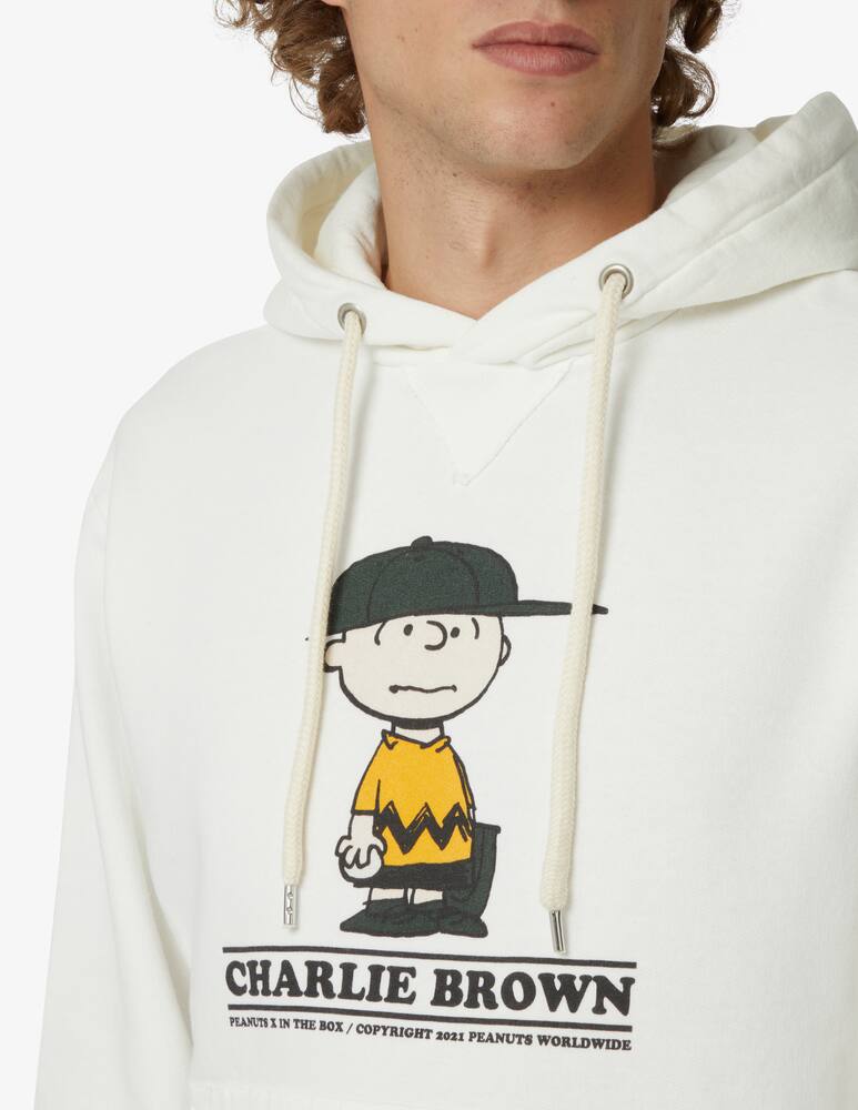 rinascente In The Box Charlie brown hoodie - White