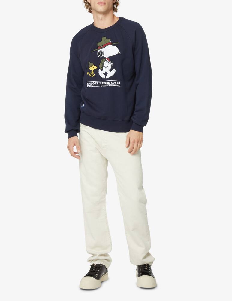 rinascente In The Box Snoopy boy scout roundneck sweatshirt - Blue