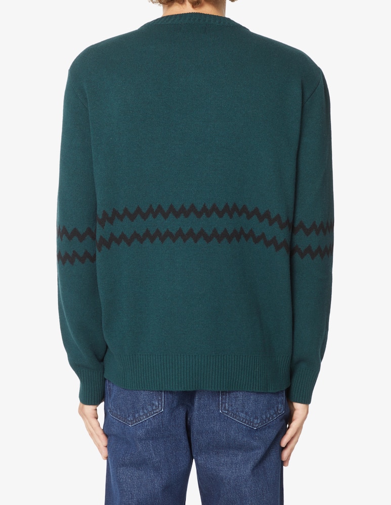 rinascente In The Box Maglia girocollo charlie brown misto lana cashmere - Verde