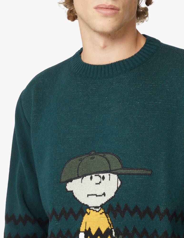 rinascente In The Box Maglia girocollo charlie brown misto lana cashmere - Verde