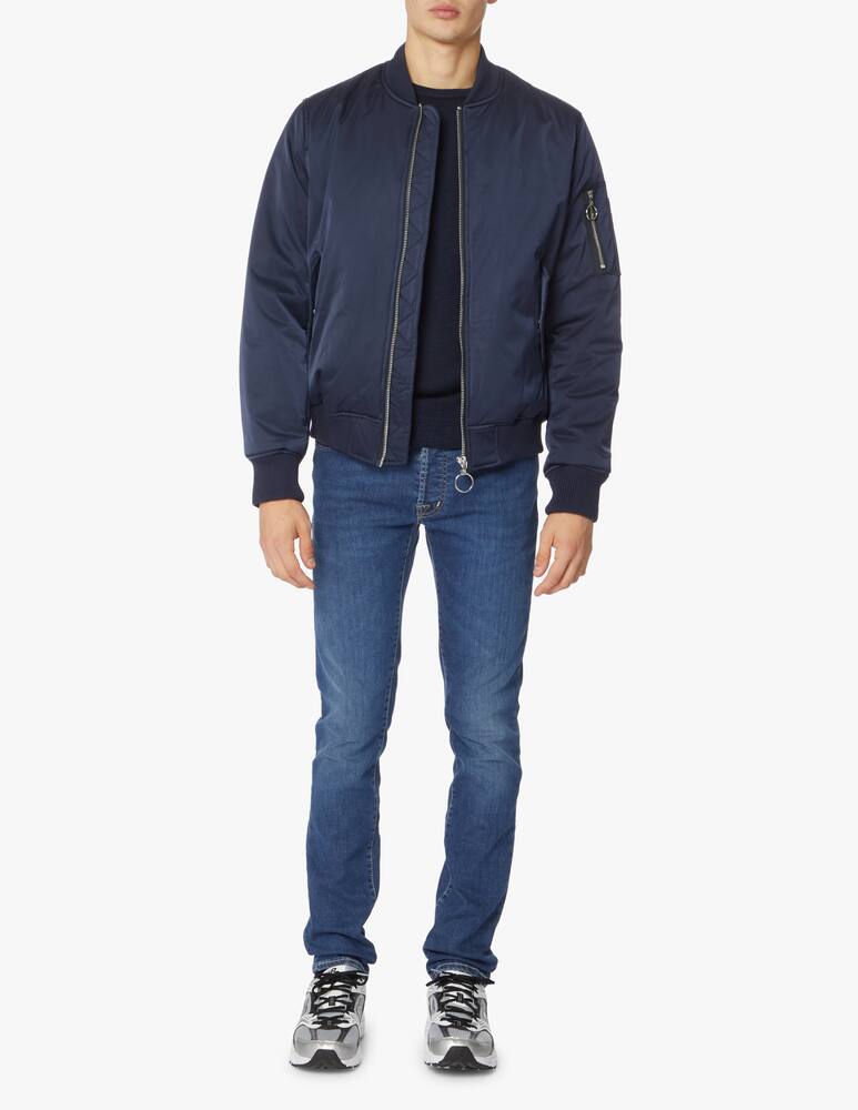rinascente Trussardi Techno satin bomber