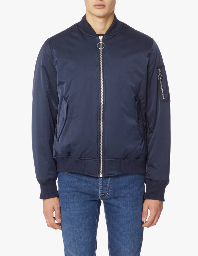 rinascente Trussardi Techno satin bomber