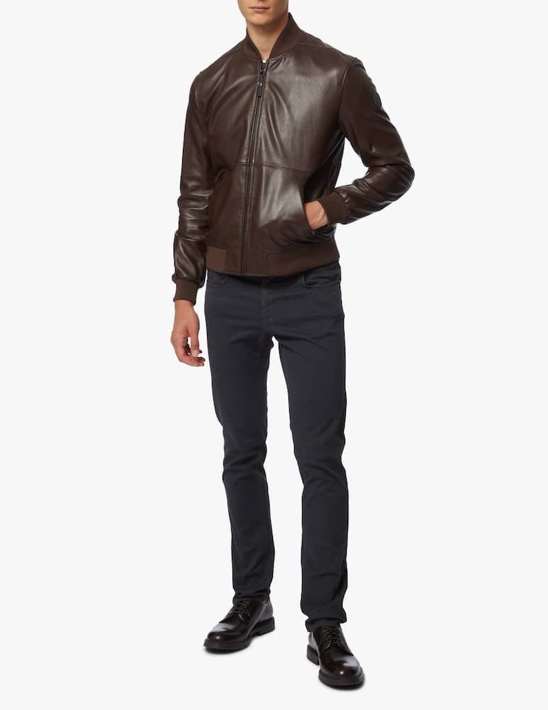 rinascente Trussardi Soft touch leather jacket