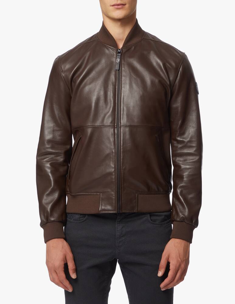 rinascente Trussardi Soft touch leather jacket