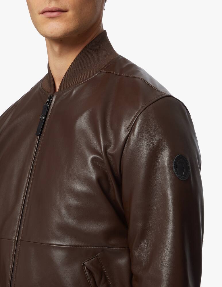 Trussardi Soft touch leather jacket - picture 5 Trussardi Soft touch leather jacket - picture 5