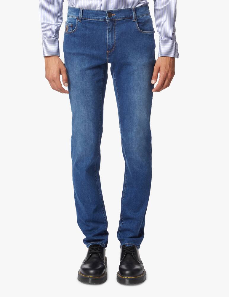 rinascente Trussardi 5 pocket 370 stretch denim jeans