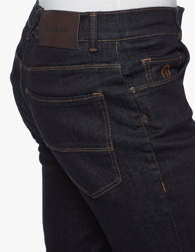 rinascente Trussardi 5 pocket 370 stretch denim jeans