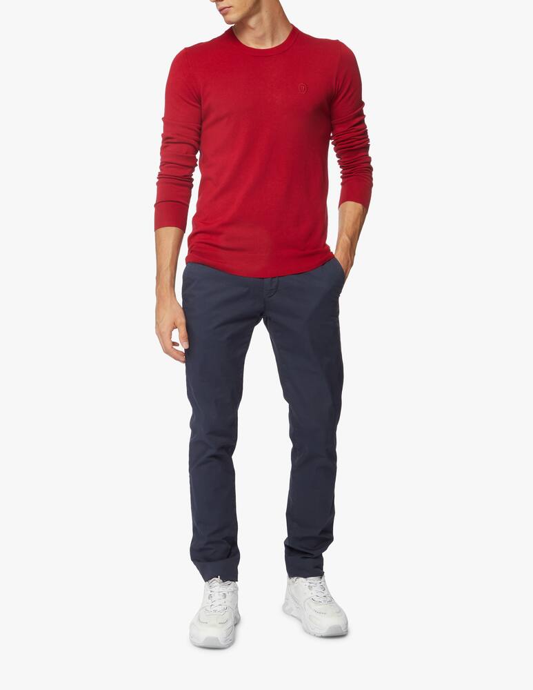 rinascente Trussardi Regular  viscosa  roundneck sweater