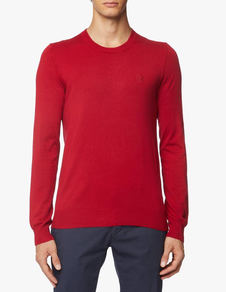 rinascente Trussardi Regular  viscosa  roundneck sweater