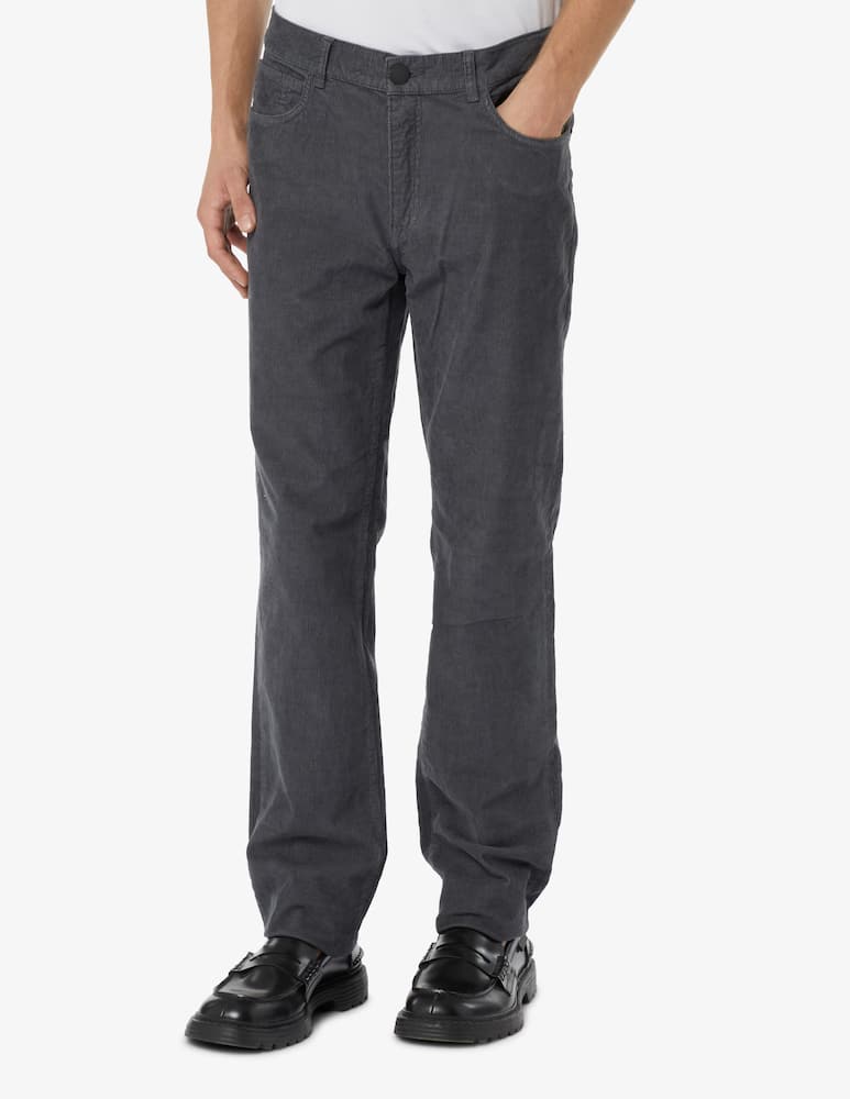 rinascente Trussardi Pantalone 5 tasche 380 velluto 1000r - Grigio