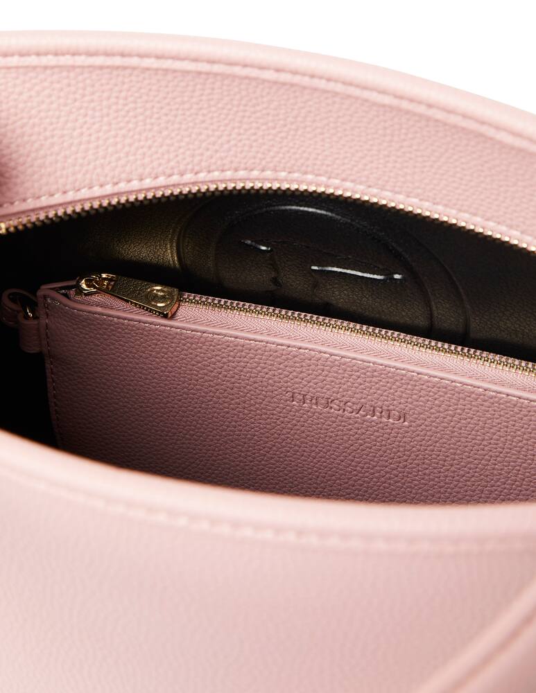 rinascente Trussardi Borsa shopper media Iris - rosa