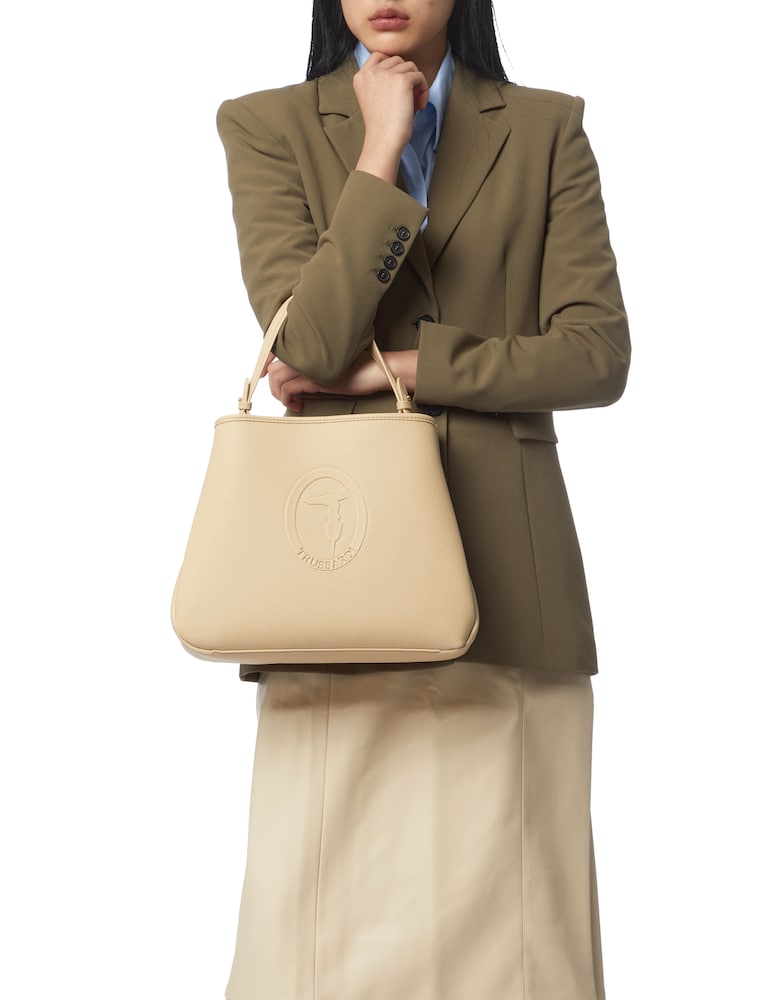 rinascente Trussardi Iris tote bag medium - beige