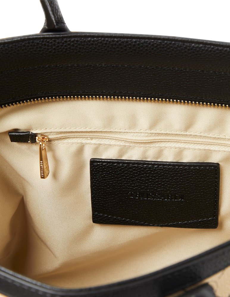 rinascente Trussardi Borsa shopper con monogramma Clavel - beige